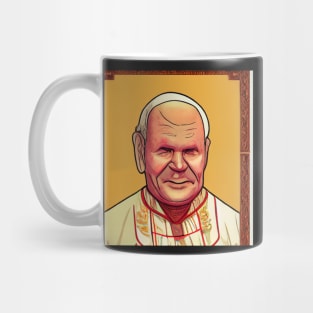 Pope John Paul II | Comics Style Mug